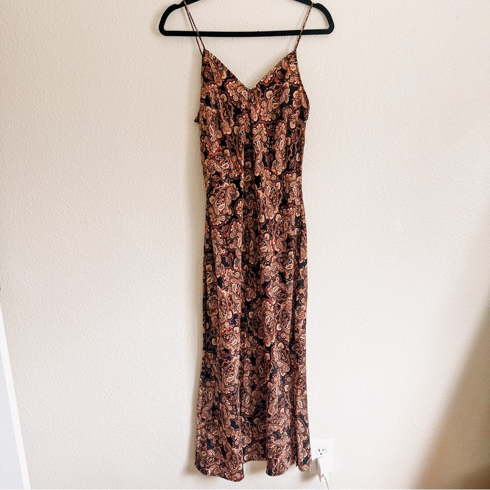 Nili Lotan Paisley Slip Dress